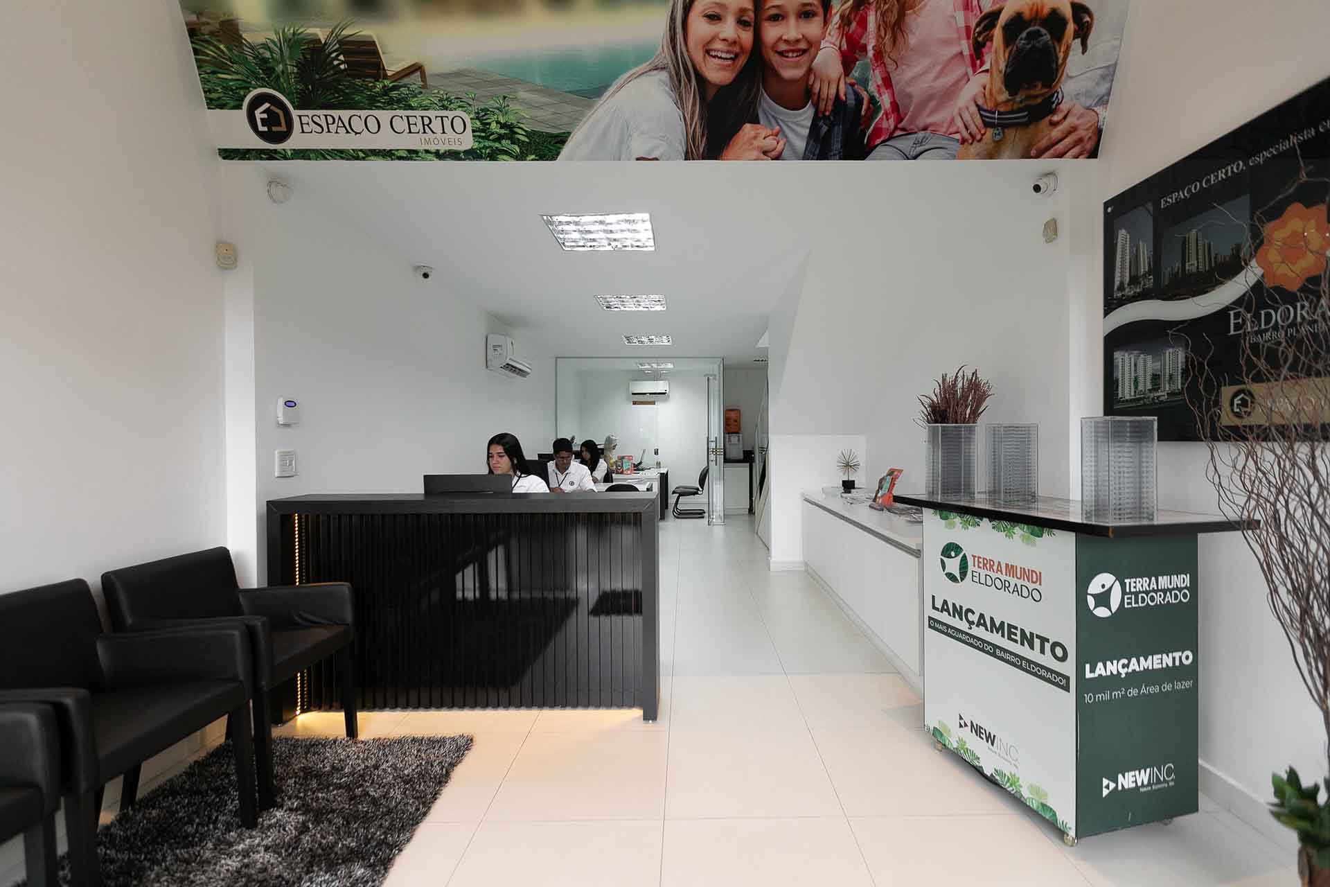 Entrada da Espaço certo